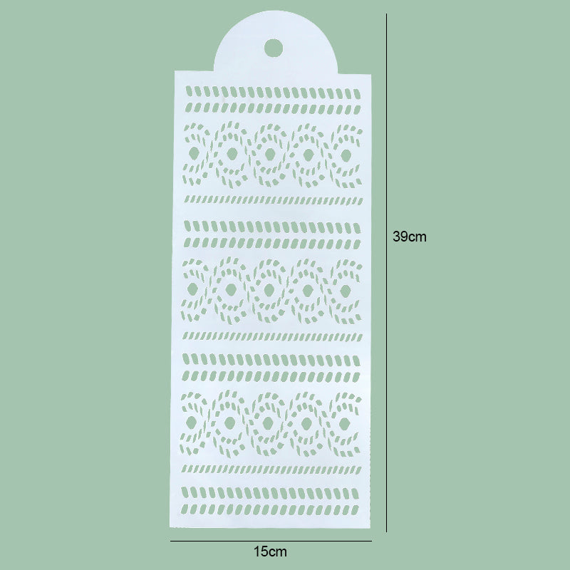 Cake decorating stencil template pc-1886OD