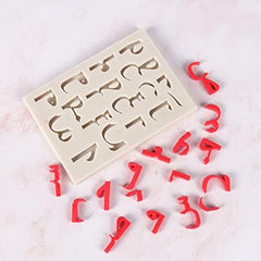 Arabic letters silicone mold