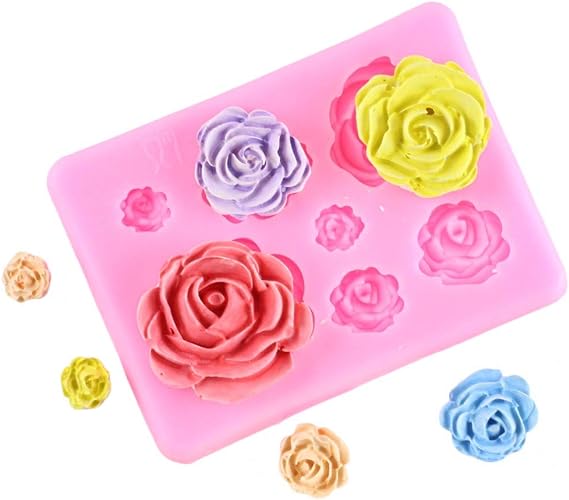 Small roses silicone mold