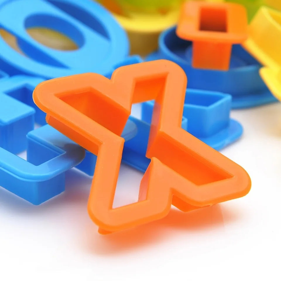 Plastic English letters for cake decoration
