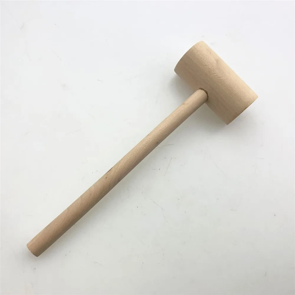 Small wood mallet with flat head