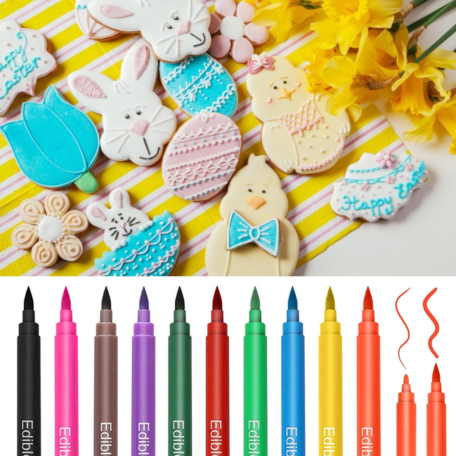 Food coloring pencil set