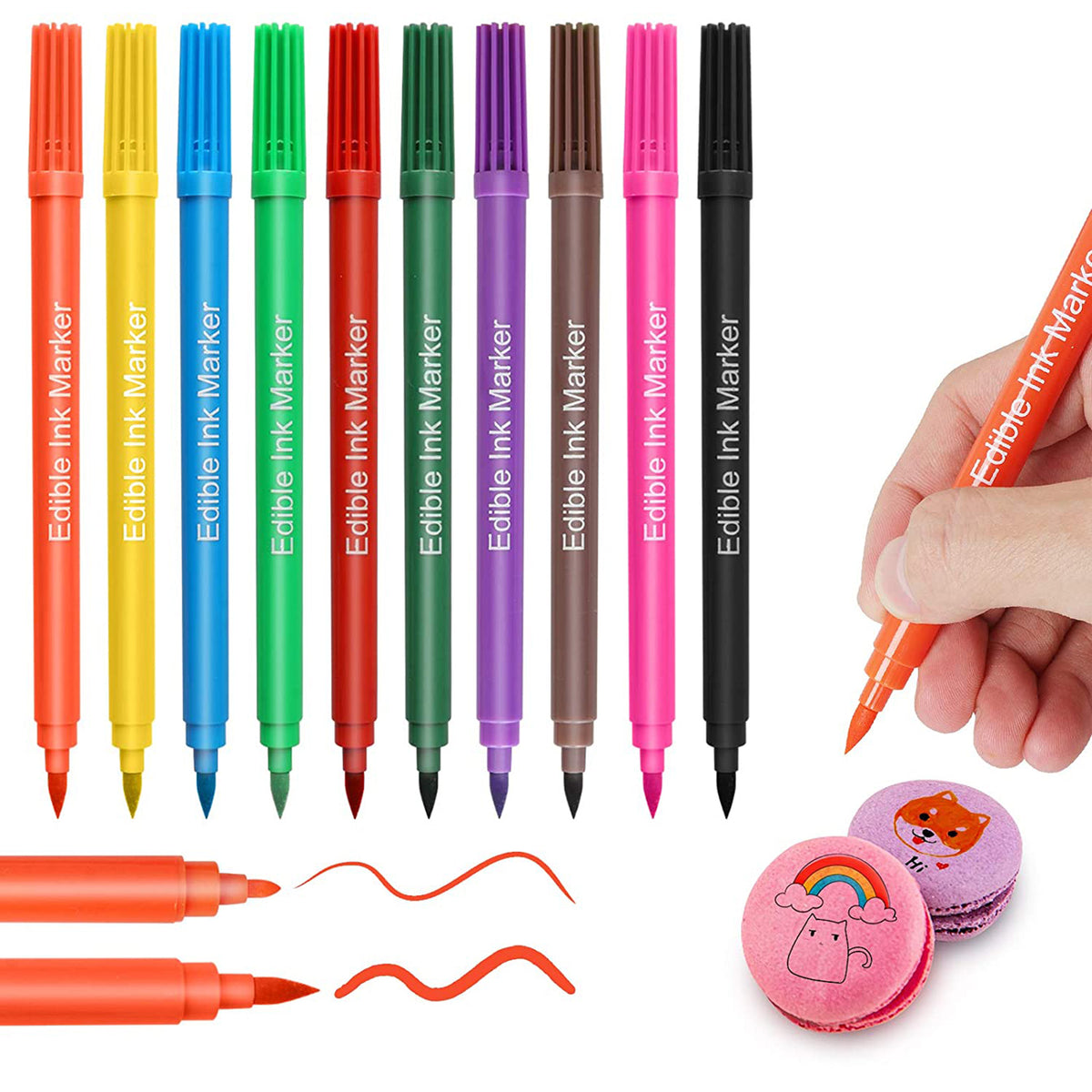 Food coloring pencil set