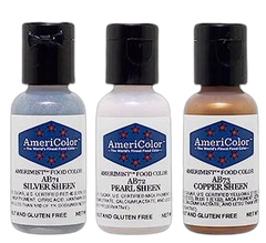 Americolor airbrush colors - copper-silver-pearl