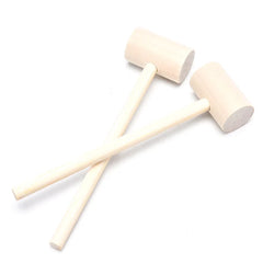 Small wood mallet with flat head