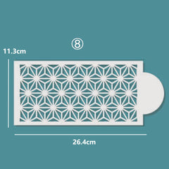 Cake decorating stencil template pc-1885OD